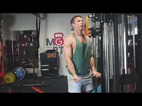 How to Do Reverse Grip Tricep Pushdowns with MGPT | MGPT App Tutorial