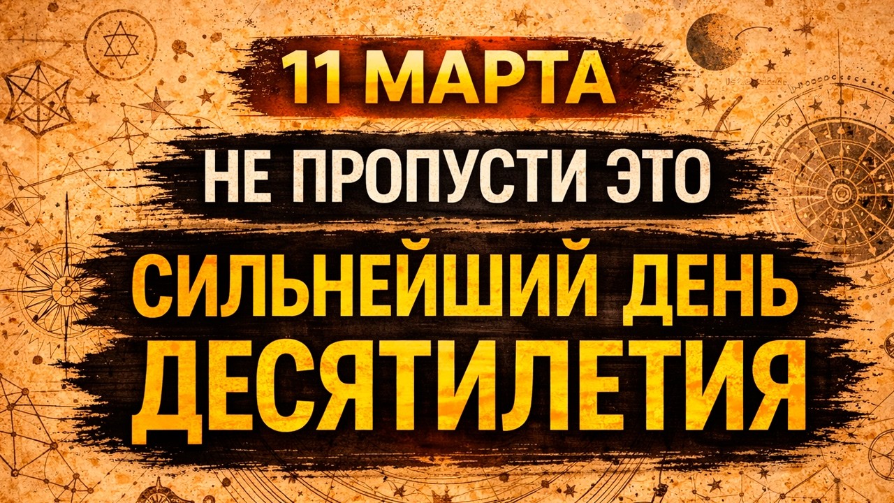 ЧТО СДЕЛАТЬ 11 МАРТА, ЧТОБЫ ИЗМЕНИТЬ ВЕСЬ 2026 ГОД
