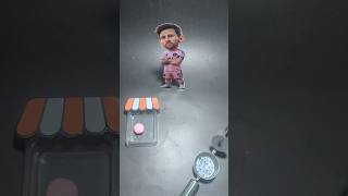 Satisfying asmr video | Satisfying Crushing messi pink boll #messi #short #asmr #viral #football