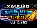 XAUUSD (GOLD) Forecast and Technical Analysis for July 16, 2026