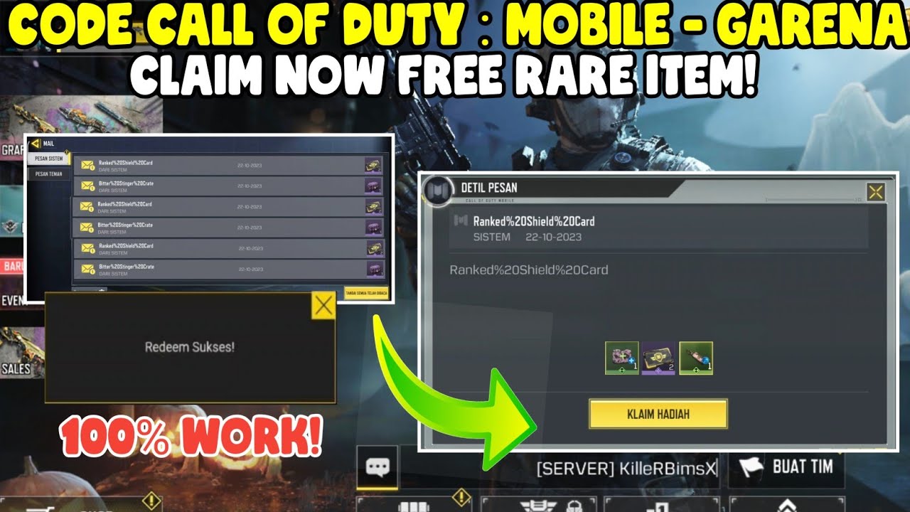 UPDATE! REDEEM CODES COD MOBILE - NEW REDEEM CODES IN CALL OF DUTY ...