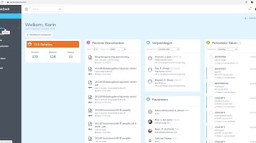 Inrichten Dashboard CRM web app