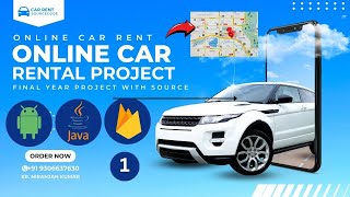 car rental management system project in Android Studio Java Language and Firebase Database