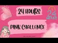 I used only pink color for 24 hours pink challenge  twintagayeshafiroz zanyartandcraft