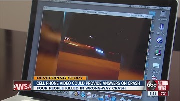 A cellphone video of a wrong-way crash on I-275 may hold answers