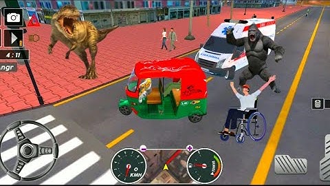 Auto Rickshaw Driving Simulator 🛺Tuk Tuk Rickshaw Passenger Very Interested Game Android Games #35