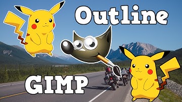 How to Outline an Image in GIMP