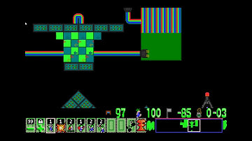 Lemmings Plus Omega - Part 19 - Mental Level 5 (Hard for Flopsy special)