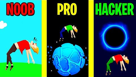 noob vs PRO vs HACKER in bubby toss #gameplay #bubby