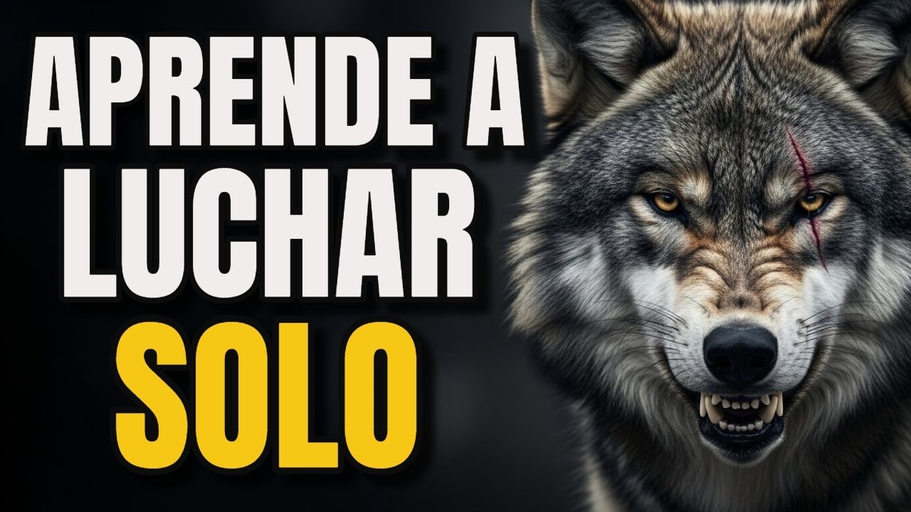 🐺 Nadie vendrá a SALVARTE… Aprende a LUCHAR SOLO | Mentalidad de LOBO 🔥