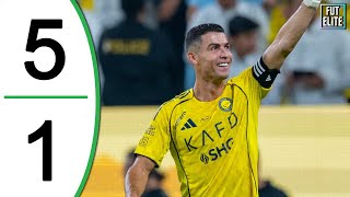 Cristiano Ronaldo Goal - Al Nassr vs Al Riyadh 5-1 Extended Highlights & Goals 2025