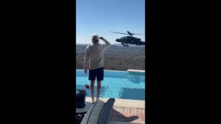 Investigation launched after US Army helicopter drops by to see Kid Rock
