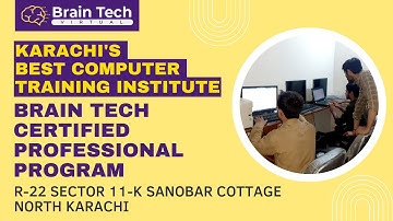 Brain Tech Certified Professional Program | Best Computer Courses in Karachi