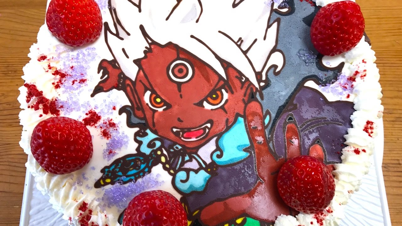 キャラケーキの作り方 妖怪ウォッチ 覚醒エンマ バースデーケーキ Youtube