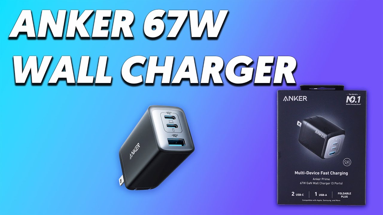 The best wall charger of 2023? Anker Prime 67W Wall Charger. YouTube