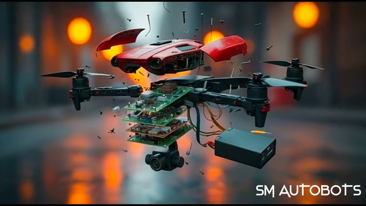 RED BEE Self-Assembling Drone | Future Drone Concept |Cinematic Animation 