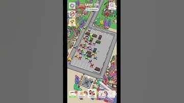 Parking jam 3d level 216 #Shorts