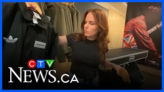 Bucket hat or a parka? Oasis fans line up for ‘amazing’ merchandise pop-up