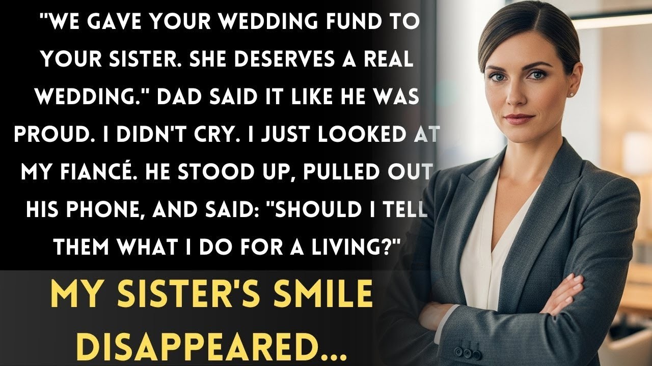 Dad Gave My Wedding Fund to My Sister—“She Deserves It.” Then My Fiancé Stood Up…