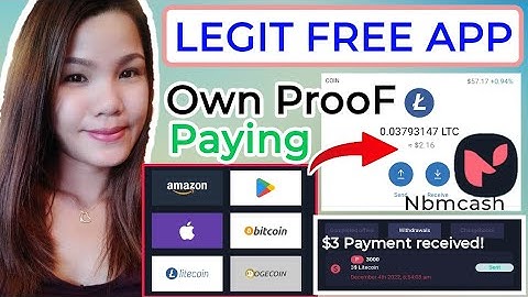 Nbmcash Legit App with Own Payment proof $3 Payout thru Litecoin crypto|Proof of Withdrawal|misisj 7