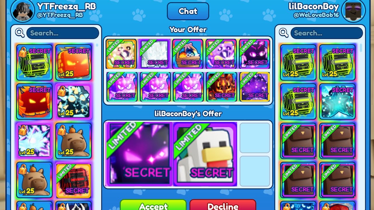 TRADING PROFIT MONTAGE #1! Bubble Gum Simulator INFINITY!