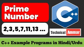 Prime Number Program in C++ | Print all Prime Numbers till n in C++ | C++ Example Programs #44