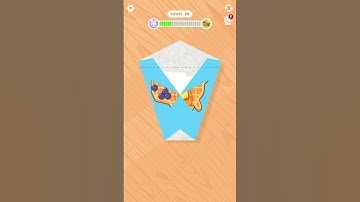 Paper Fold level 38 - Gameplay Solution
