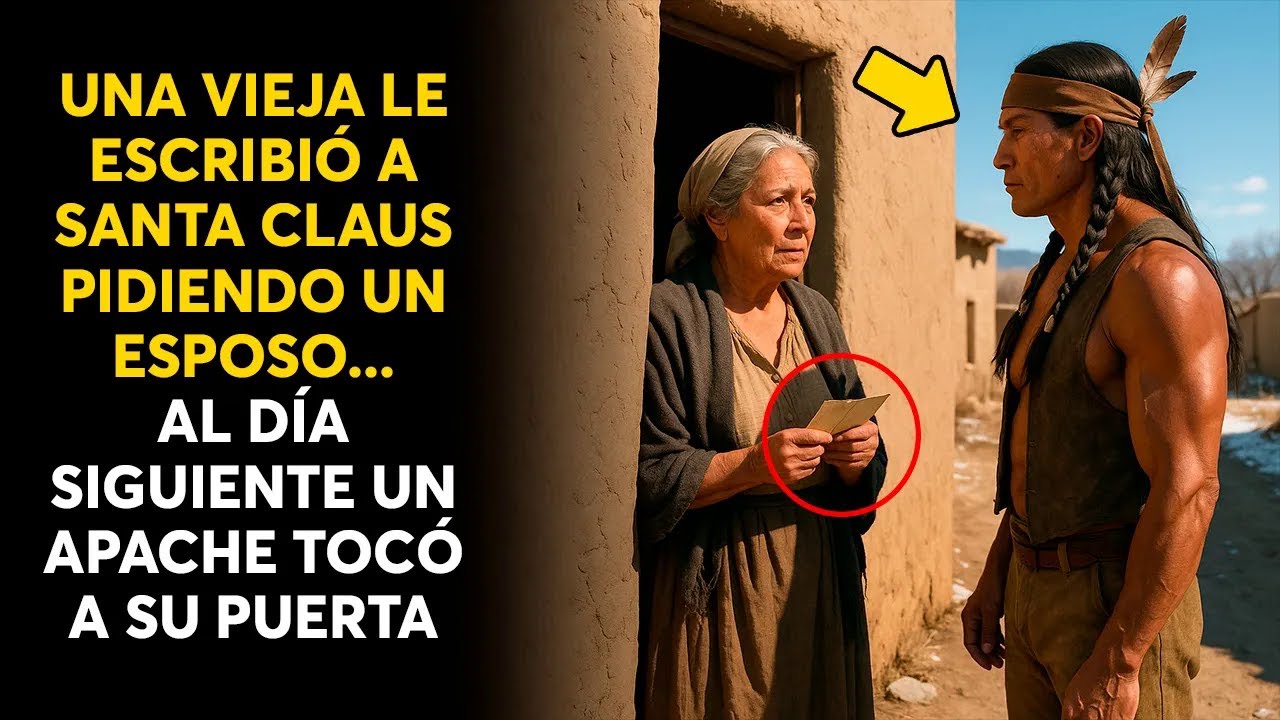 UNA VIEJA LE ESCRIBIÓ A SANTA CLAUS PIDIENDO UN ESPOSO, AL DÍA SIGUIENTE UN APACHE TOCÓ A SU PU