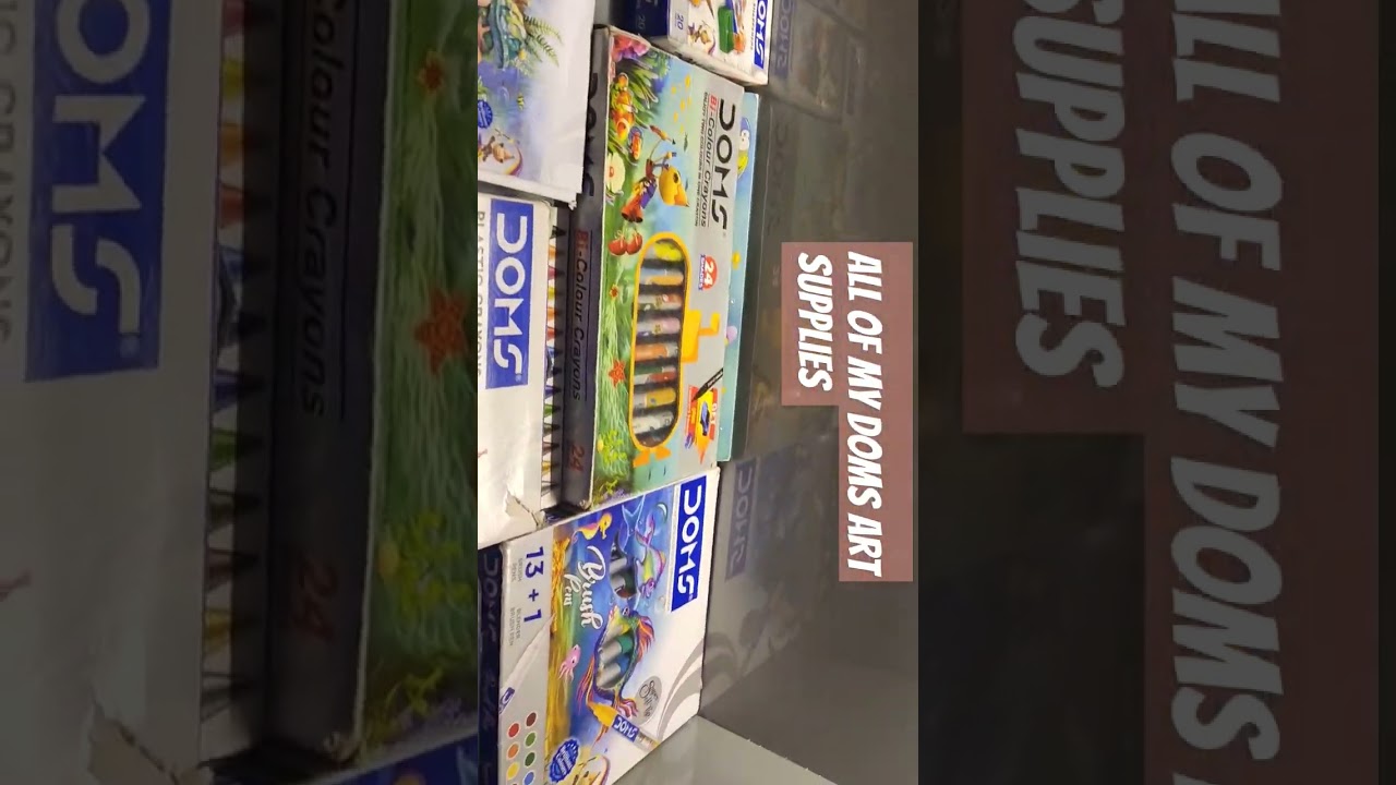 These are my doms art supplies which are sooo useful ☺️✨😄🤓