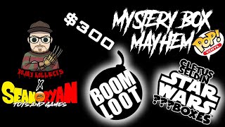 Mystery Box Mayhem w/ Sean Ryan | Boomloot x Cletus Seldin Star Wars Boxes