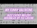 My Funny Valentine - Jazz Guitar Chord Melody - Ted Greene Arrangement