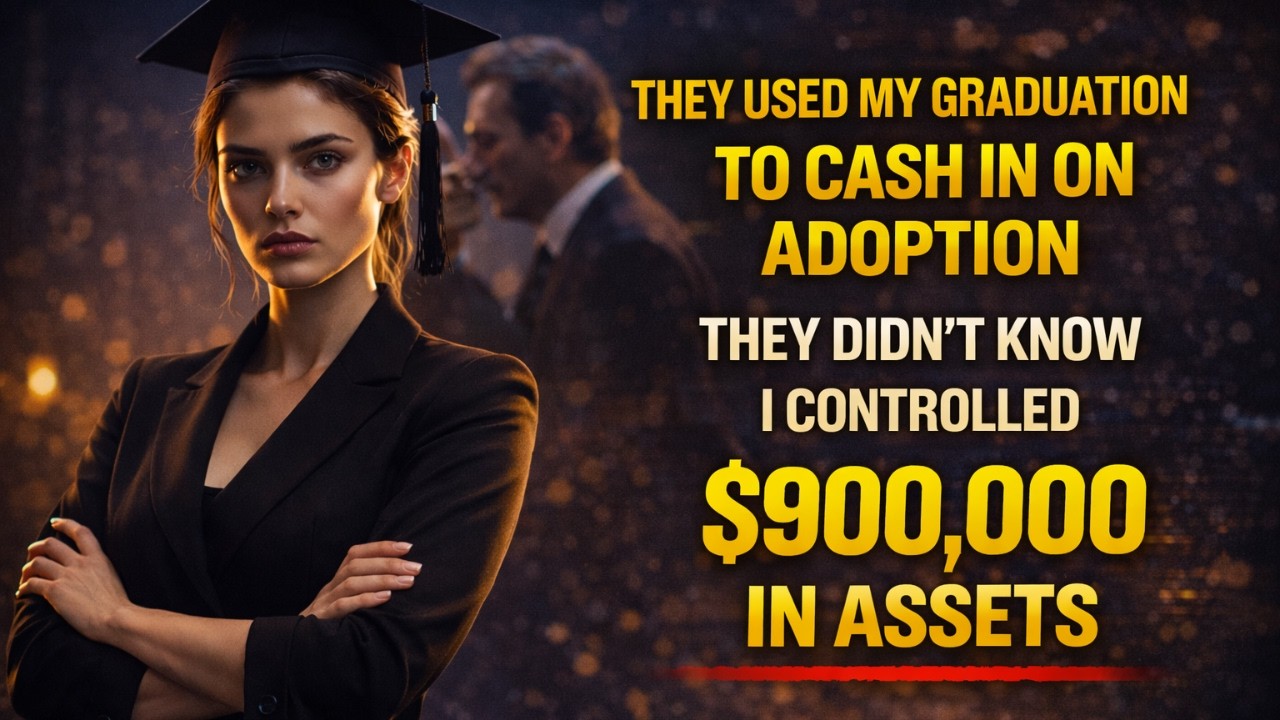 My Parents Announced My Adoption For Profit At Graduation—They Never Expected The $900,000 Asset