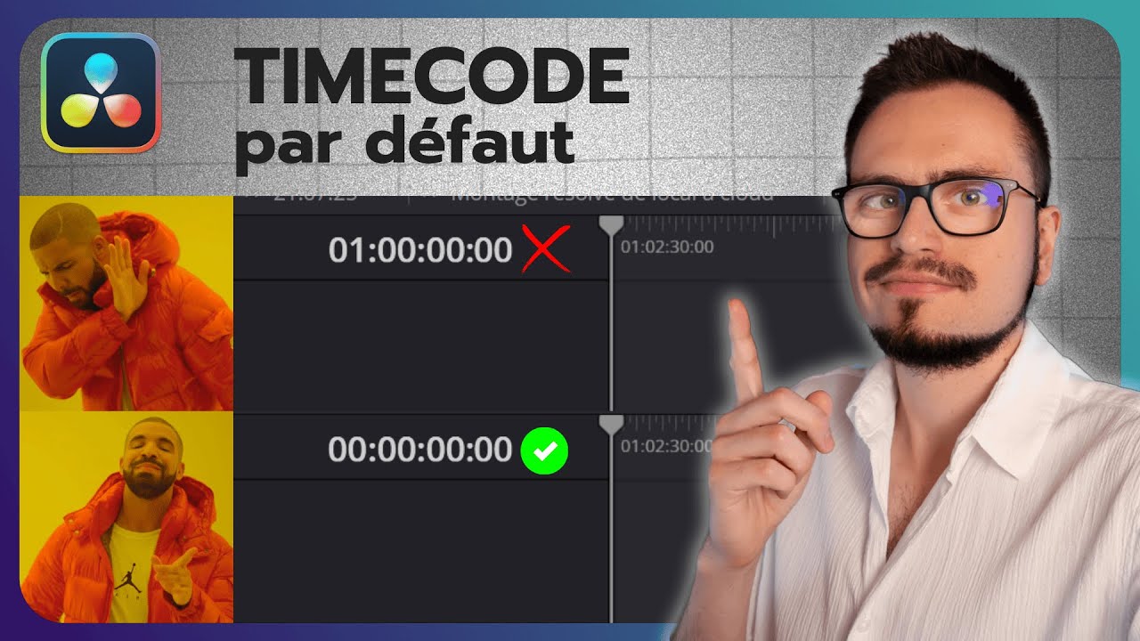 Comment mettre le timecode par défaut à 