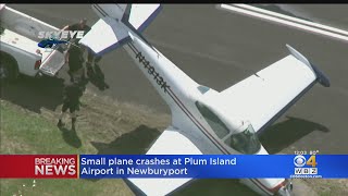 Small plane crashes at Plum Island Airport in Newburyport