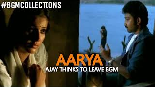 Aarya bgm - Ajay thinks to leave geetha l DSP l Allu arjun l