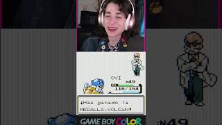 Pokémon Rojo: me pongo la Medalla Volcán… ¡jubílate Blaine! 🔥💀 | #eponineplays de #Twitch