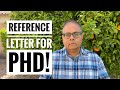 Why PhD Reference Letters Are Absolutely Crucial