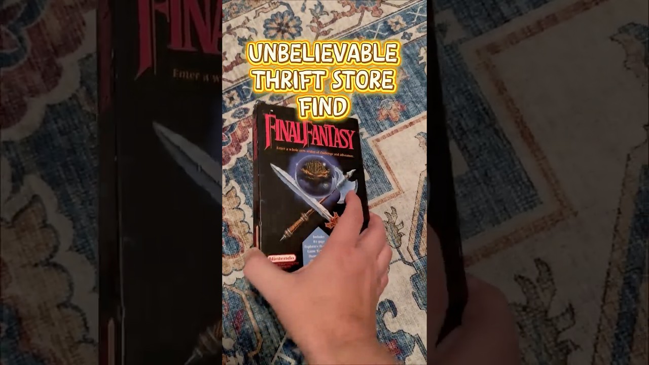 Final Fantasy NES complete in box, thrift store find 
