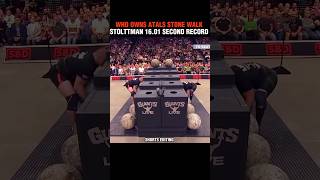 Tom Stoltman Destroys the Atlas Stones in 16.01 Seconds! 🤯ll #stone #bodybuilding #shortsfeed