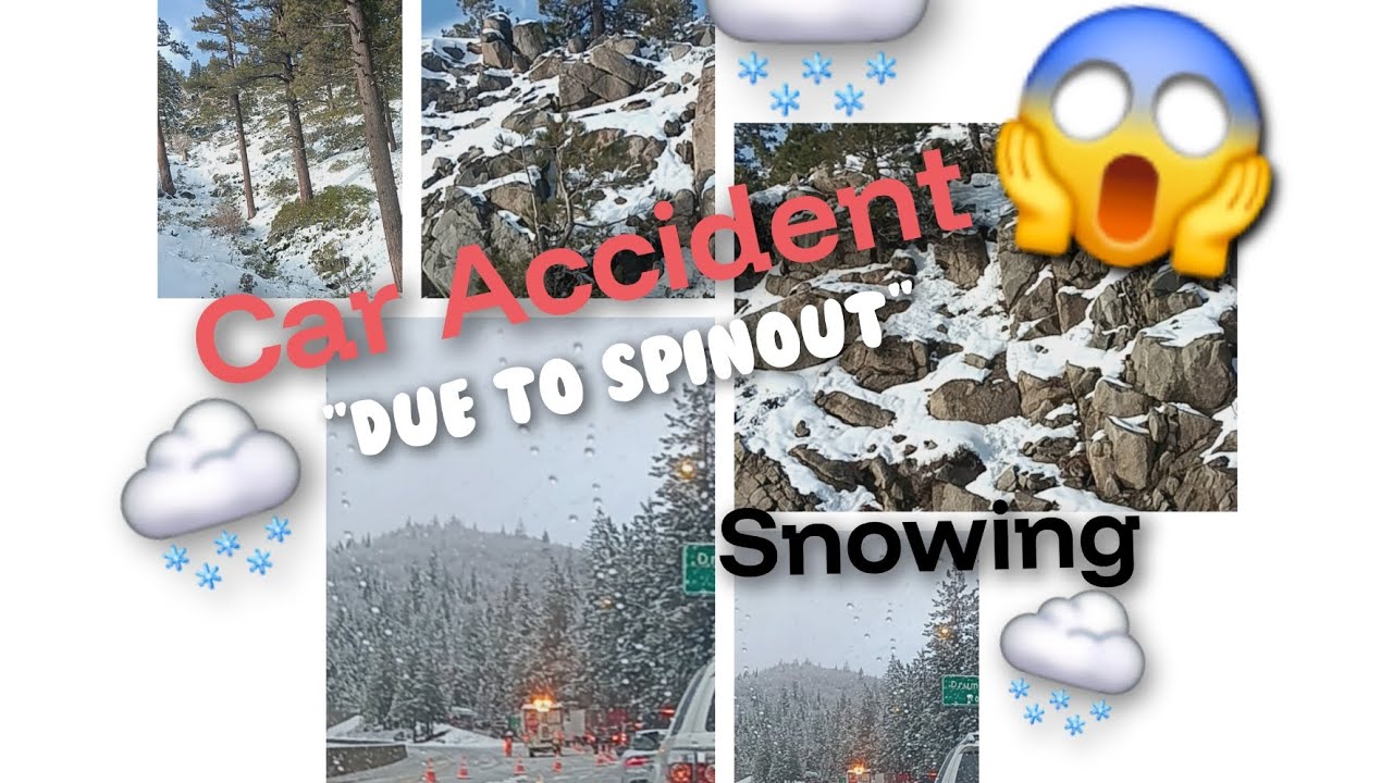 Car Accident due to "Spinout" Snowy, Slick Road - YouTube