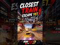 Closest Train Escape Yet 🚆💀 #trending #aspahlt9 #gaming #racing #gamingshorts #trendingshorts
