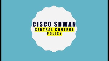 Cisco SDWAN on EVE-NG : Centralized Control Policy (Part 2)