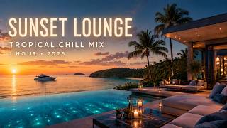 Ocean Glow Lounge 🔴 LIVE - Tropical Chillout & Deep House Sunset Radio | Relaxing Music 24/7