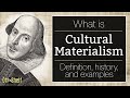 What is cultural materialism definition history and examples