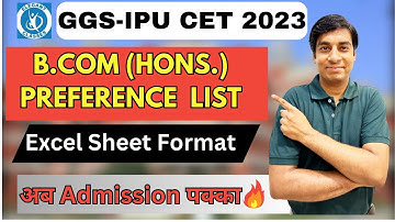 IPU  B.com(Hons.) Preference List 🔥 | Ranking of all Colleges | IPU by ELEGANT CLASSES