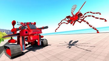 Mosquito Robot Transforming City Rescue Robot Car Android Gameplay