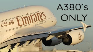 Airbus A380’s ONLY! Plane Spotting Sydney Airport Live Highlights.