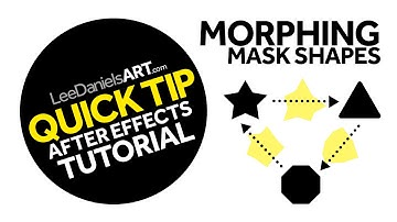 After Effects Tutorial | QUICK TIP | Morphing Mask Shapes