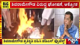 ಶಿವರಾಮೇಗೌಡ ವಿರುದ್ಧ ಜೆಡಿಎಸ್ ಪ್ರೊಟೆಸ್ಟ್ | LR Shivaramegowda | Public TV