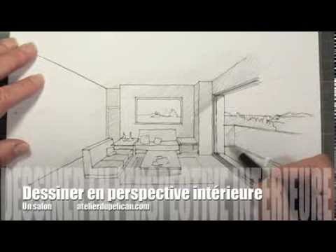 Dessiner En Perspective Interieure Youtube